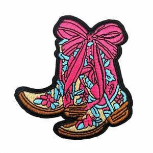 Patchs brodés de fleurs botaniques de haute qualité avec motif de fil personnalisé, appliqués thermocollants en tissu sergé pour vêtements, sacs et chapeaux - Product Image 5