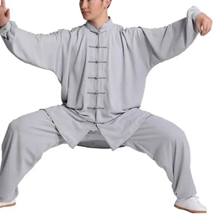 Nuevo Uniforme de Kung Fu de Diseño Personalizado a Bajo Precio, Uniforme Hecho de Algodón con Logotipo - Product Image 3