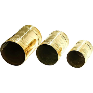 Tasses à mesurer en laiton personnalisées les plus vendues, écologiques, pour farine et légumineuses, excellente qualité, lot de 2, aux meilleurs prix - Product Image 3