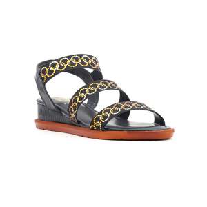 Sandale à talon formel noire FR4876 - Product Image 2