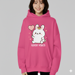 Sweat-shirt à capuche oversize confortable pour femme, style streetwear, vente en gros - Product Image 1