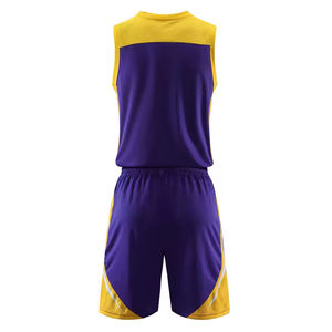 Uniforme de Baloncesto Personalizado Premium, Ropa Deportiva 100% Poliéster 220g, Impresión por Transferencia de Calor, Transpirable, Sin Mangas, para Equipos - Product Image 3