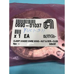 7 AMAT 0690-01037 แคลมป์แบบมีบานพับ NW50 Wing - Nut & - อุปกรณ์และอะไหล่เซมิคอนดักเตอร์ระดับโลกที่เชื่อถือได้ - Product Image 1