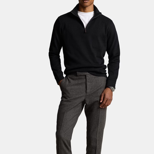 Sweat-shirts à col zippé pour hommes, 100% coton, de haute qualité, vêtements décontractés avec fabrication sous marque privée - Product Image 1