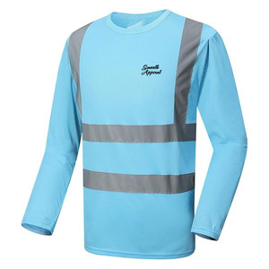 Camisetas de Seguridad Impermeables y Resistentes, Diseño de Alta Visibilidad, Tela de Poliéster Duradera, Ajuste Cómodo para Uso Industrial Diario - Product Image 1