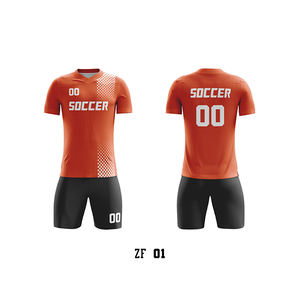 Maillot de football 2026 personnalisé imprimé par transfert thermique, short respirant à séchage rapide, uniforme d'équipe, tenue d'entraînement de football pour jeunes - Product Image 2