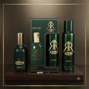Nayaab Perfumes Unisex Green Eau De Cologne <b>Spray</b> 120ml & Long Lasting Deodorant Body <b>Spray</b> 150ml Gift Set - Product Image 6