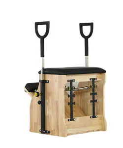 Équipement professionnel exercice d'entraînement en studio chaise de pilates en bois portable