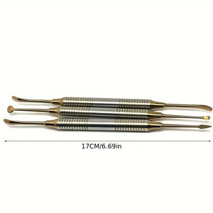 Kit de Levage Sinusien 5 Pièces Plaqué Or pour Implants Dentaires, Élévateurs à Double Embout, Chirurgie Orale, Ensemble d'Instruments pour Greffe Osseuse - Product Image 6