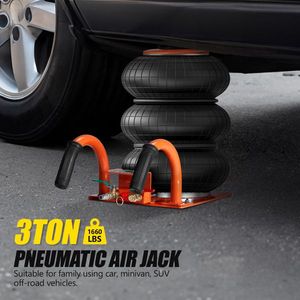 Martinetto Pneumatico a 3 Tonnellate con Sistema di Sollevamento Rapido 5S, Sollevatore Auto a Tripla Cuscinetto d'Aria fino a 15,75 Pollici (6600 Libbre) per Auto - Product Image 6