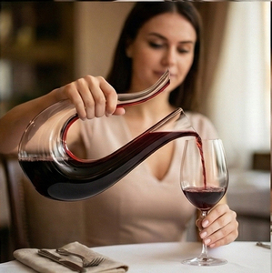 <span class=keywords><strong>Carafe</strong></span> à vin rouge <span class=keywords><strong>en</strong></span> <span class=keywords><strong>cristal</strong></span> soufflé à la main sans plomb, design créatif, vente <span class=keywords><strong>en</strong></span> gros - Product Image 5