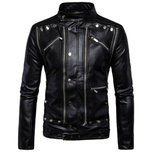 High Quality Mens <b>Leather</b> <b>Jacket</b> Genuine <b>Leather</b> Classic Premium Business Casual <b>Winter</b> Fashion - Product Image 1