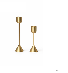 Handcrafted Decorative Artisanal Candle Holder Set Handmade Taper Holders for Dining <b>Table</b> - Product Image 2