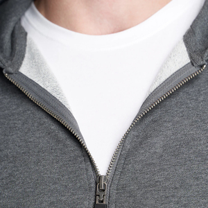 Sweat-shirt d'hiver pour homme avec fermeture éclair, entièrement zippé, doublé en polaire, 100% coton, broderie personnalisée, impression numérique, streetwear - Product Image 6