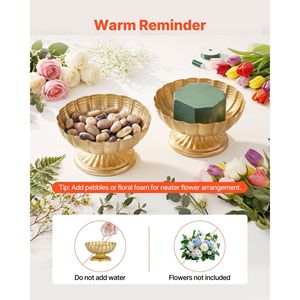 10 Pezzi Mini Vasi per Fiori da Matrimonio 4.7, Versatili e Facili da Installare, Piccole Ciotole Floreali Decorative per Centrotavola e Composizioni - Product Image 6