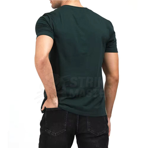 High Quality 100% Cotton Men's T-<b>Shirt</b> Custom Logo Solid Pattern Knitted Fabric O-Neck Regular Fit Casual Breathable Best Price - Product Image 6