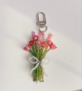 TIMELESS CRAFT Monedero Rectangular de Gato con Encanto de Luz, Hecho a Mano, Ecológico, con Bordado Clásico de Flor de Hibisco 3D y Cuentas de Vidrio - Product Image 1