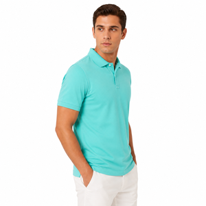 Polo homme de haute qualité avec col classique, manches courtes et coupe confortable, idéal pour un style de vie quotidien moderne, OEM. - Product Image 2