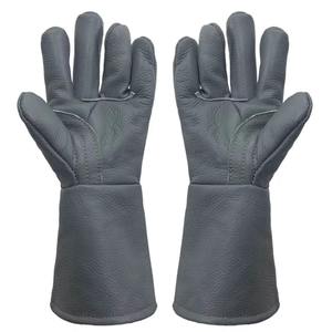 Guantes de Soldadura TIG de Cuero Vacuno Largos y Resistentes al Agua, Personalizados - Product Image 1