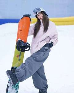 Waterproof <b>Ski</b> Pants Men Women Windproof Breathable Snowboard Trousers Outdoor Loose Fit Insulated Winter Warm Snow Cargo Pants - Product Image 4