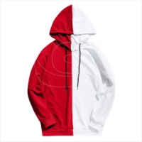 Hoodie Pria Desain Baru Bahan Katun French Terry Tebal 350 GSM Slim Fit Bordir 3D Patch Rhinestone Pakaian Kustom Mewah