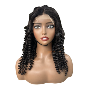 Wholesale 100% Vietnamese Remy Human Hair Curly <b>Wig</b> Machine Double Weft All Colors Perm-Friendly Double Drawn Ends - Product Image 5