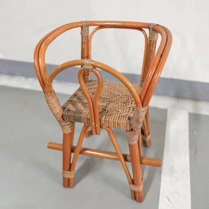 Silla alta de bebé de ratán de calidad superior, diferentes tamaños para niños y recién nacidos, sillas de alimentación hechas a mano de caña. - Product Image 6