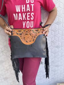 Nouvel arrivage de sacs à main en cuir véritable sculptant à franges sac à main de créateur gitane sac à bandoulière Boho sac à usages multiples pour femmes - Product Image 5