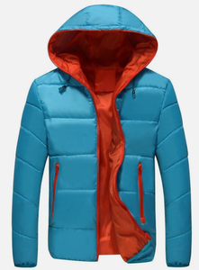 <b>Men</b> Winter Hooded Bubble <b>Jacket</b> Waterproof Quick Dry Breathable Lightweight <b>Warm</b> Quilted Casual Full Zip Regular Fit Outdoor - Product Image 4