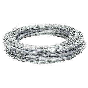 Alambre de Contrafuerte de Acero Galvanizado BTO-22, Alambre de Contrafuerte en Espiral de 492.1'' para Seguridad - Product Image 2