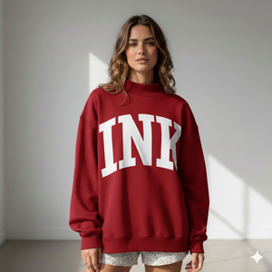เสื้อพูลโอเวอร์คอเต่าทรงโอเวอร์ไซส์สำหรับผู้หญิง ผ้าฟลีซน้ำหนักเบา พร้อมบริการติดป้ายแบบกำหนดเอง - Product Image 3