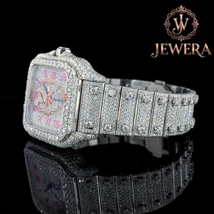 Reloj de Pulsera para Hombre, Diseño Hip Hop, Movimiento Mecánico de Lujo, Cristal de Alta Calidad, Acero Inoxidable, Suministro Directo de Fábrica, Promoción de Marca - Product Image 6