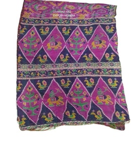 Wholesale Designer Viscose Kantha Work Shawls/<b>Scarfs</b> Mix Designs <b>for</b> Winter Fashion From India - Product Image 1