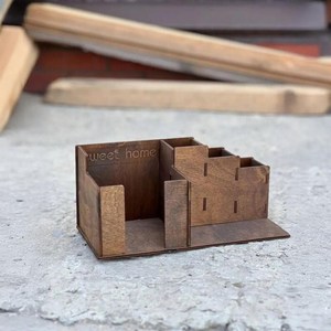 Wooden Spoon Holder Handmade <b>Kitchen</b> Utensil Rest Natural Wood Spoon Stand - Product Image 4
