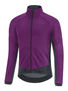 WOSAWE <b>Men's</b> Neon Yellow Full Sleeve Windproof Quick Dry <b>Cycling</b> <b>Jacket</b> with Color Blocked Design Polyester Multi-Material Blend - Product Image 3