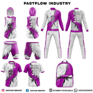 Maillots de football américain à drapeau personnalisés PURE à capuche et à compression pour 7 joueurs, uniformes d'équipe entièrement sublimés pour 7 contre 7 - Product Image 5
