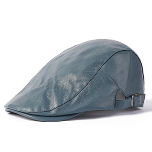 Casquette en cuir pour la marche en extérieur, style Ivy, avec logo personnalisé OEM, fermeture réglable, absorbant la transpiration, pour le sport quotidien, jeunes et adultes - Product Image 3