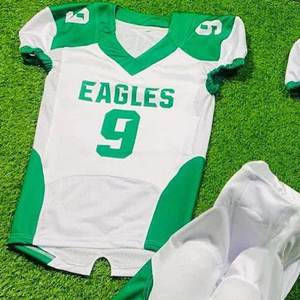 Conjuntos de Camisetas y Pantalones Cortos de Fútbol Americano de Primera Calidad, Uniformes de Equipo de Fútbol Americano de Alta Calidad, Uniformes de Entrenamiento Sublimados Personalizados - Product Image 2