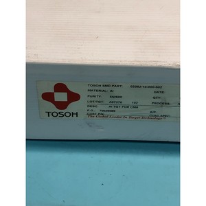 Tosoh 0238J-13-000-502 แผ่นเคลือบสปัตเตอร์อะลูมิเนียม สำหรับ CMII - อุปกรณ์และอะไหล่เซมิคอนดักเตอร์ระดับโลกที่เชื่อถือได้ - Product Image 6
