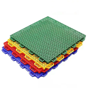 Dalles de sol sportives intelligentes emboîtables en plastique PP et vinyle pour terrains de basketball temporaires à usage extérieur - Product Image 1