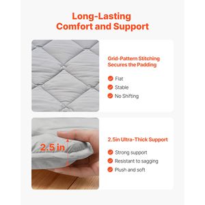 Japanese Tatami Mat Twin Size <b>Foldable</b> Futon <b>Mattress</b> with Fastener Storage Bag 9-Layer Floor Mat Japanese Style <b>Mattresses</b> - Product Image 5