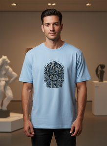 T-shirt décontracté à col rond et manches courtes pour homme, imprimé par transfert thermique personnalisé, coupe classique, 60% coton 40% polyester, 180 grammes - Product Image 3