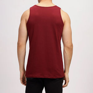 Débardeur Homme Sans Manches Dernière Tendance en Polyester/Coton Respirant Style Sportif Service OEM Couleur Personnalisée Prix Bas - Product Image 4