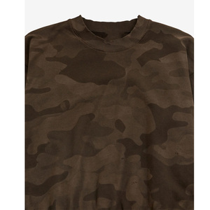 Sudadera Casual Relajada con Estampado de Camuflaje para Hombre y Mujer, Sudadera Verde Camo para un Look Urbano y Elegante - Product Image 4