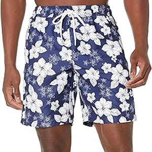 กางเกงว่ายน้ำชายคุณภาพสูง - ผลิตจากโพลีเอสเตอร์/ผ้าฝ้ายที่เป็นมิตรต่อสิ่งแวดล้อม แห้งเร็ว ปรับแต่งสีและขนาดได้ พิมพ์ลายแบบ Sublimation - Product Image 1