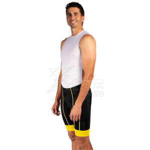 Shorts de cyclisme pour hommes, style compression athlétique, en Spandex/Polyester, confortables, respirants et ajustés pour le cyclisme sur route et les activités sportives. - Product Image 2