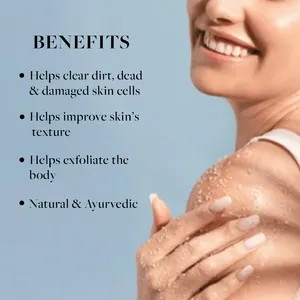 Exfoliante Corporal Herbal Natural de Marca Privada al por Mayor, Exfoliante Profundo para Eliminar Piel Muerta, para una Piel Suave y Radiante, Suministro a Granel - Product Image 3