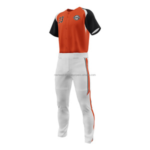 Precio razonable Crea tu idea Diseña tu propio estilo El mejor material Servicios OEM Uniformes de béisbol para hombres - Product Image 4