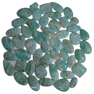 Cabochon en Agate Bleue 100% Naturelle, Pierre Précieuse Non Montée pour la Fabrication de Bijoux, Haute Qualité, Certifié par un Certificat Tierce Partie, 20-45mm, Prix de Gros - Product Image 3
