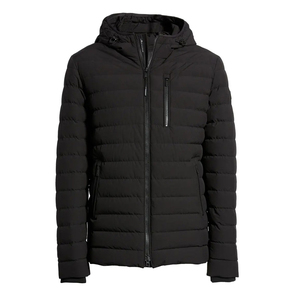 OEM Quilted Hooded Camouflage Garment Dyed Jacket <b>Men</b> Wholesale Thermal Warm Waterproof Winter Padded Bubble Coat Factory Direct - Product Image 1